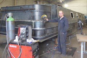 Jay finishing steelwork 29 March 2016